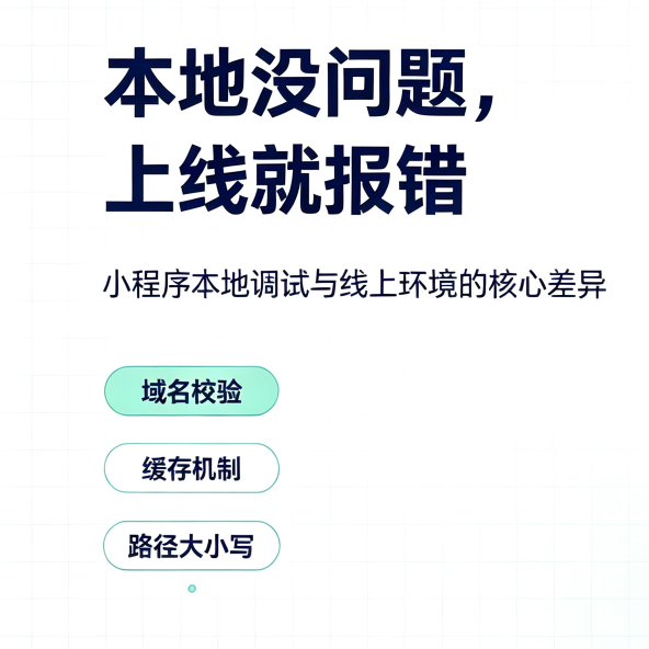 小程序 wx.request 全网最全避坑：为什么本地能请求，线上接口404/失败？